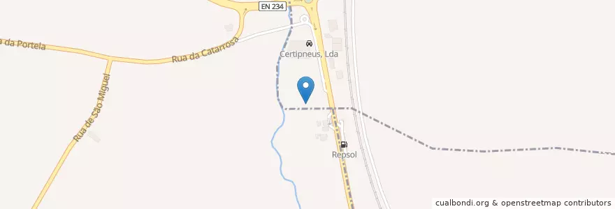 Mapa de ubicacion de Restaurante O Licínio en 포르투갈, Aveiro, Centro, Baixo Vouga, Mealhada.