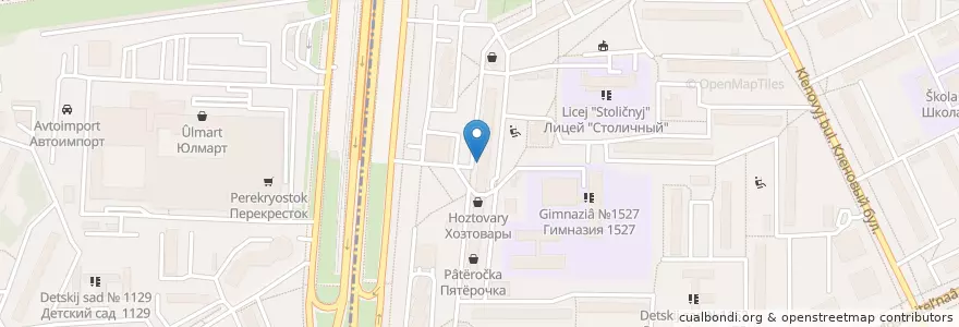 Mapa de ubicacion de Детская библиотека №122 en Rusia, Центральный Федеральный Округ, Москва, Южный Административный Округ, Район Нагатинский Затон.