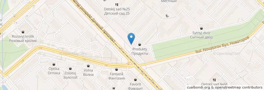 Mapa de ubicacion de Chika bar en Rusland, Северо-Западный Федеральный Округ, Oblast Leningrad, Sint-Petersburg, Кировский Район.