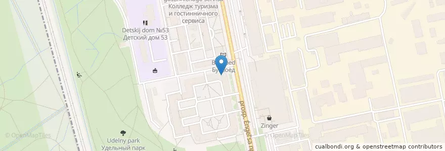Mapa de ubicacion de Фирма 32 en Russia, Northwestern Federal District, Leningrad Oblast, Saint Petersburg, Vyborgsky District, Округ Светлановское.