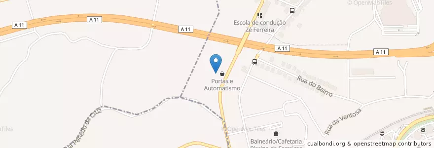 Mapa de ubicacion de JIPE en Portugal, Nord, Cávado, Braga, Braga.