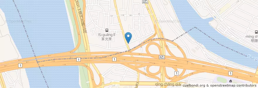 Mapa de ubicacion de 社子消防分隊 en 臺灣, 新北市, 臺北市, 大同區.