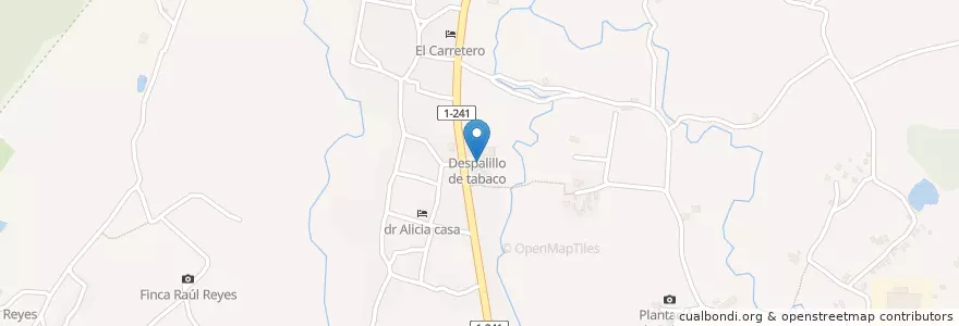 Mapa de ubicacion de El Estanco en كوبا, Pinar Del Río, Viñales.