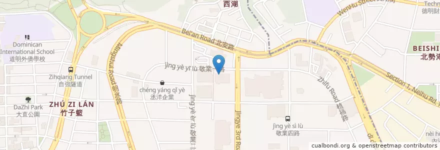 Mapa de ubicacion de 摩斯漢堡 en 台湾, 新北市, 台北市.
