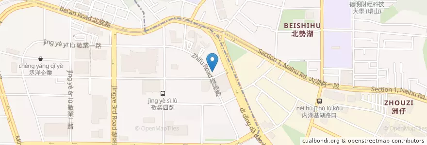 Mapa de ubicacion de 隨意鳥地方 en 타이완, 신베이 시, 타이베이시, 네이후 구.