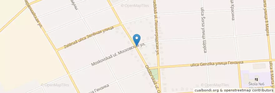 Mapa de ubicacion de питьевая колонка en Russland, Föderationskreis Zentralrussland, Oblast Brjansk, Клинцовский Район, Городской Округ Клинцы.