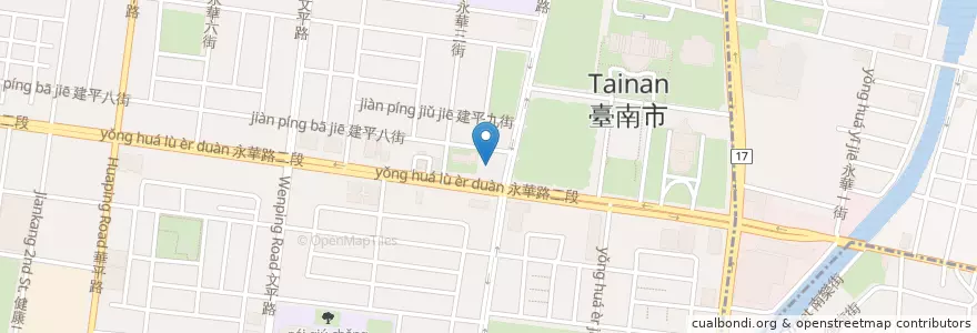 Mapa de ubicacion de 永華分隊 en 台湾, 台南市, 安平区.
