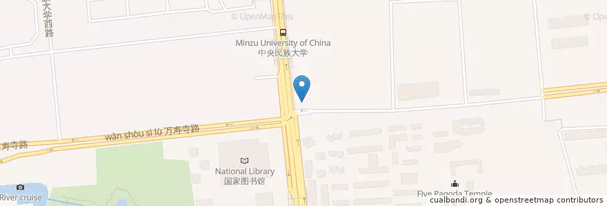 Mapa de ubicacion de 佳美口腔 en 中国, 北京市, 河北省, 海淀区.