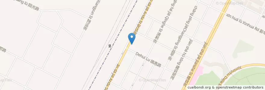 Mapa de ubicacion de ICBC en China, Jilin, 长春市, 朝阳区, 清和街道.