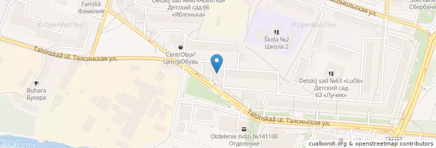 Mapa de ubicacion de Городская библиотека №2 en Rusland, Centraal Federaal District, Oblast Moskou, Городской Округ Щёлково.