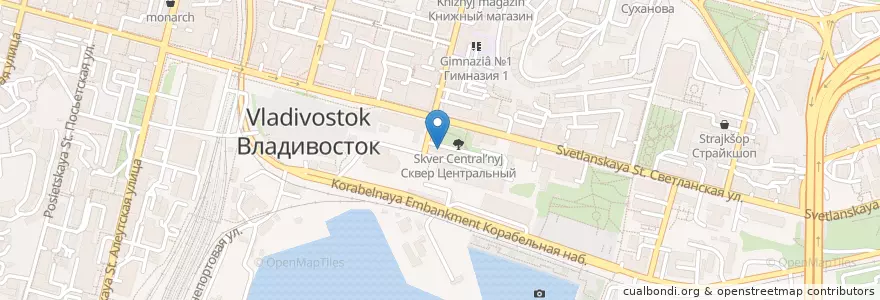Mapa de ubicacion de Медкомиссия en Russia, Far Eastern Federal District, Primorsky Krai, Владивостокский Городской Округ.