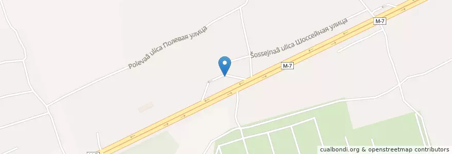 Mapa de ubicacion de АЗС №247 en ロシア, 沿ヴォルガ連邦管区, ニジニ・ノヴゴロド州, ヴォロダルスク地区, Золинский Сельсовет.