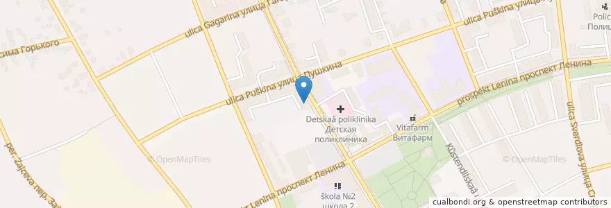Mapa de ubicacion de Кондитерская en Russland, Föderationskreis Zentralrussland, Oblast Brjansk, Клинцовский Район, Городской Округ Клинцы.