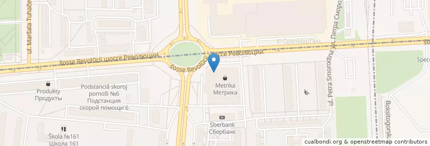 Mapa de ubicacion de Авангард en Russland, Föderationskreis Nordwest, Oblast Leningrad, Sankt Petersburg, Красногвардейский Район.