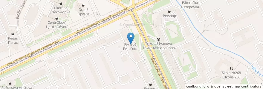 Mapa de ubicacion de ОСМП банк en Russia, Northwestern Federal District, Leningrad Oblast, Saint Petersburg, Nevsky District, Невский Округ.