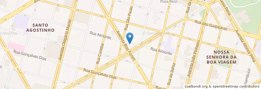 Mapa de ubicacion de Toca do Açaí en 巴西, 东南部, 米纳斯吉拉斯, Região Geográfica Intermediária De Belo Horizonte, Região Metropolitana De Belo Horizonte, Microrregião Belo Horizonte, 贝洛奥里藏特.
