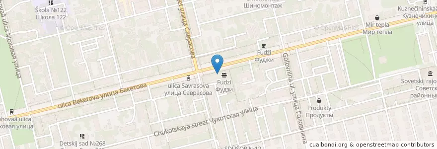 Mapa de ubicacion de Farmani en ロシア, 沿ヴォルガ連邦管区, ニジニ・ノヴゴロド州, ニジニ・ノヴゴロド管区.