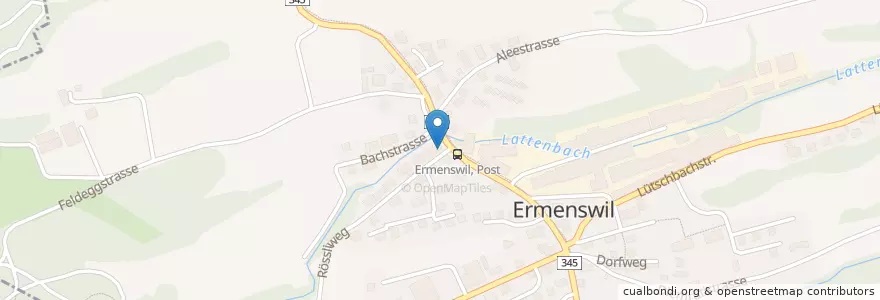 Mapa de ubicacion de Pizzeria Rössli en Svizzera, San Gallo, Wahlkreis See-Gaster, Eschenbach (Sg).