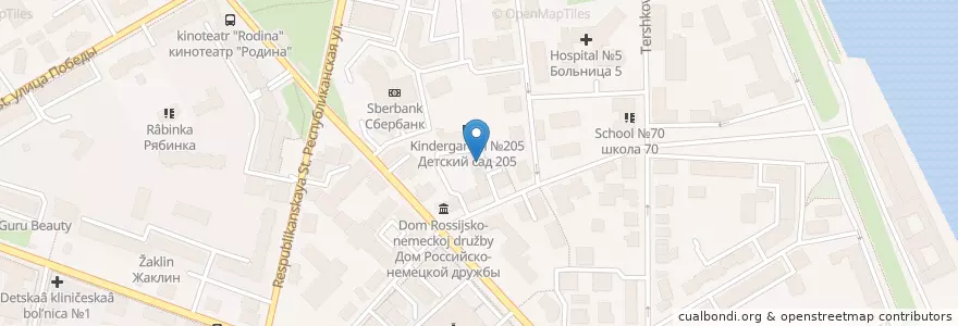 Mapa de ubicacion de Medical On Group en Russland, Föderationskreis Zentralrussland, Oblast Jaroslawl, Ярославский Район, Городской Округ Ярославль.