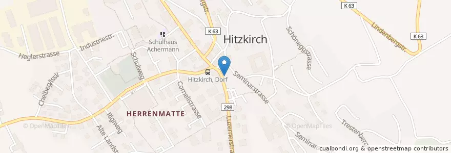 Mapa de ubicacion de Engel en Svizzera, Lucerna, Hitzkirch.