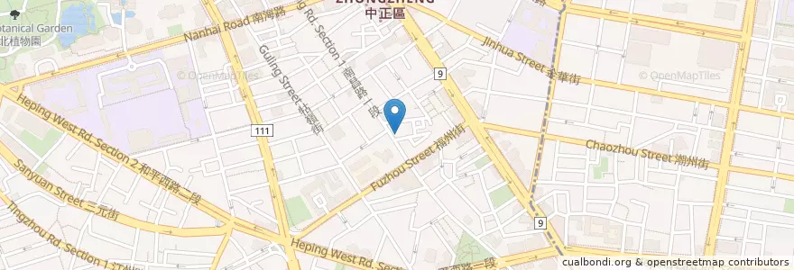 Mapa de ubicacion de 信康藥局 en 台湾, 新北市, 台北市, 中正区.