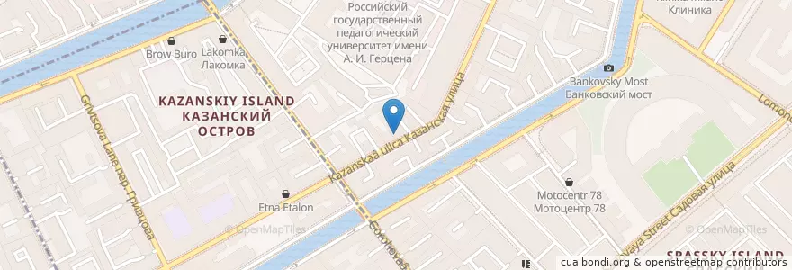 Mapa de ubicacion de Warsaw en Russia, Northwestern Federal District, Leningrad Oblast, Saint Petersburg, Адмиралтейский Район, Округ № 78.