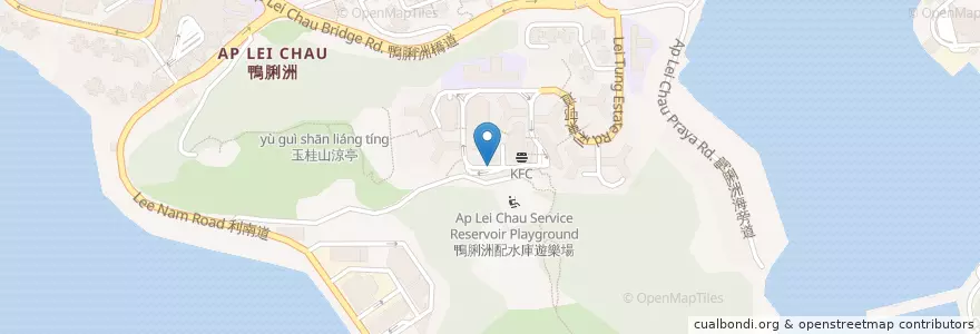 Mapa de ubicacion de 利東邨 Lei Tung Estate en China, Guangdong, Hongkong, Hong Kong Island, New Territories, 南區 Southern District.