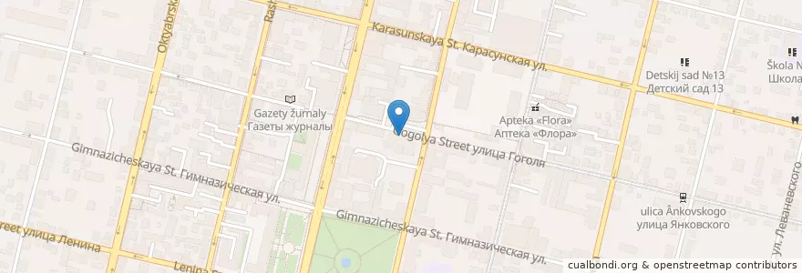 Mapa de ubicacion de ВТБ en روسیه, Южный Федеральный Округ, Краснодарский Край, Городской Округ Краснодар.