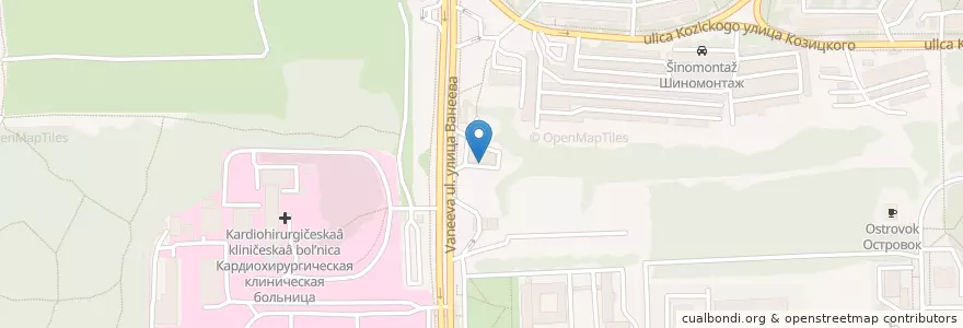 Mapa de ubicacion de Водяной en Rusia, Приволжский Федеральный Округ, Óblast De Nizhni Nóvgorod, Городской Округ Нижний Новгород.