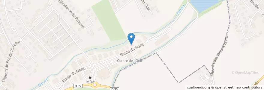 Mapa de ubicacion de Citronelle en フランス, フランス・メトロポリテーヌ, オーヴェルニュ＝ローヌ＝アルプ, Ain, Gex, Prévessin-Moëns.