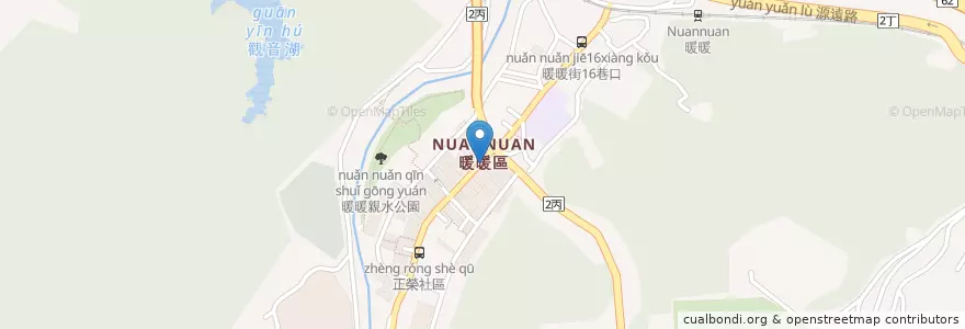 Mapa de ubicacion de 婁診所 en Taiwan, 臺灣省, 基隆市, 暖暖區.