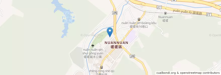 Mapa de ubicacion de 安昇鑲牙 en Taiwan, Taiwan Province, Keelung, Nuannuan.