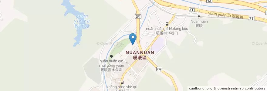 Mapa de ubicacion de 柏林藥局 en تایوان, 臺灣省, 基隆市, 暖暖區.