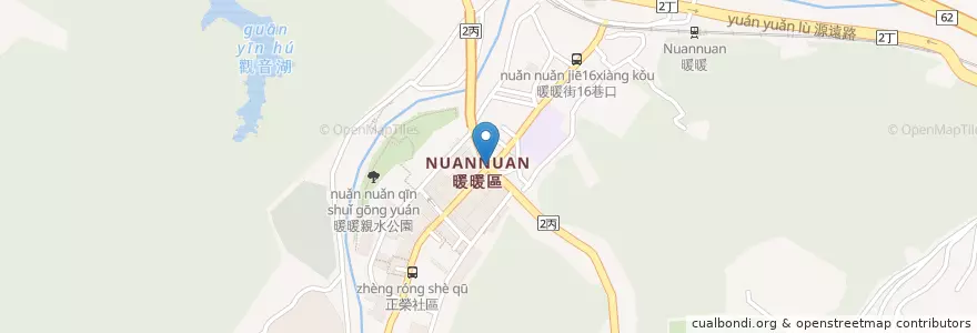 Mapa de ubicacion de 永和香濃豆漿大王 en Tayvan, 臺灣省, 基隆市, 暖暖區.