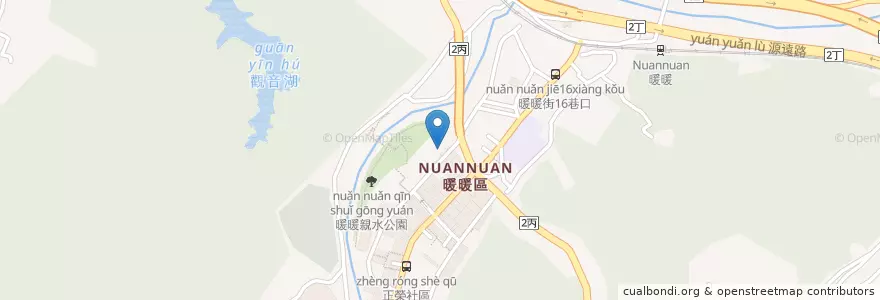 Mapa de ubicacion de 百會診所 en Taiwan, Taiwan Province, Keelung, Nuannuan.