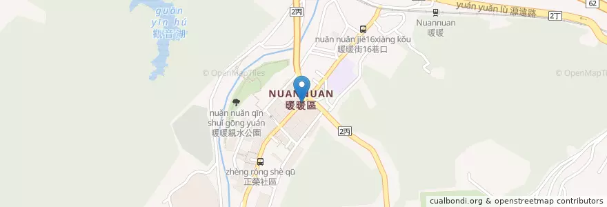 Mapa de ubicacion de 蓬萊中醫 en Taiwan, 臺灣省, 基隆市, 暖暖區.