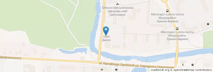 Mapa de ubicacion de Неофарм en Rusland, Centraal Federaal District, Oblast Moskou, Городской Округ Лосино-Петровский.