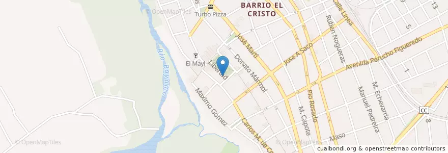 Mapa de ubicacion de Tropi Crema en كوبا, Granma, Bayamo, Ciudad De Bayamo.