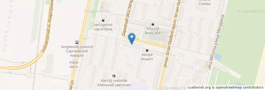 Mapa de ubicacion de Климовская городская стоматология en Rusia, Distrito Federal Central, Óblast De Moscú, Городской Округ Подольск.