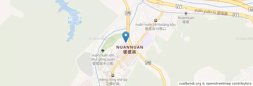Mapa de ubicacion de 基隆市暖暖區圖書館 en Taiwan, 臺灣省, 基隆市, 暖暖區.