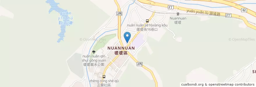 Mapa de ubicacion de 東方藥局 en Taiwan, 臺灣省, 基隆市, 暖暖區.