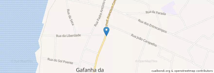 Mapa de ubicacion de Correios da Gafanha da Encarnação en پرتغال, Aveiro, Centro, Baixo Vouga, Ílhavo, Gafanha Da Encarnação.