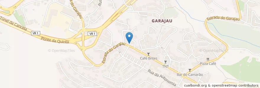Mapa de ubicacion de Pub Garajau en 포르투갈, Santa Cruz, Caniço.