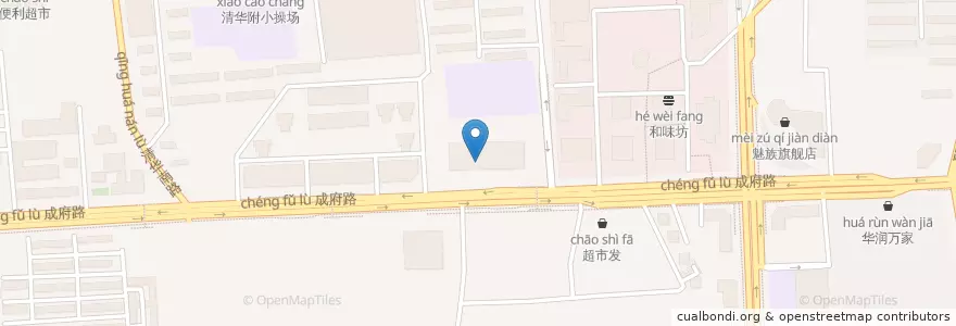 Mapa de ubicacion de 北京分行清华园支行 en Китай, Пекин, Хэбэй, 海淀区.
