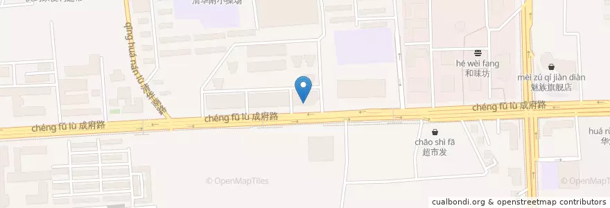 Mapa de ubicacion de 首创证券 en China, Pequim, Hebei, 海淀区.