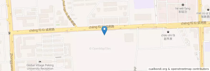Mapa de ubicacion de 13CLUB en 中国, 北京市, 河北省, 海淀区.
