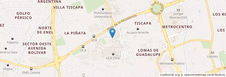 Mapa de ubicacion de Banpro en نيكاراجوا, Departamento De Managua, Managua (Municipio).