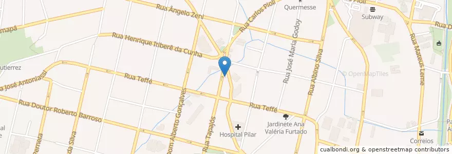 Mapa de ubicacion de Farmacia Nissei en ブラジル, 南部地域, パラナ, Região Geográfica Intermediária De Curitiba, Região Metropolitana De Curitiba, Microrregião De Curitiba, クリチバ.