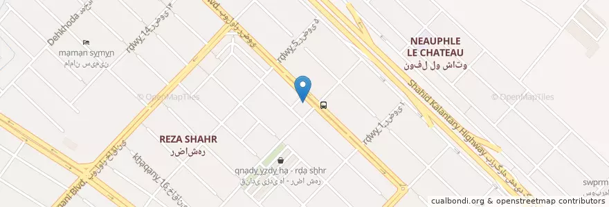 Mapa de ubicacion de مسجد المهدی en 伊朗, استان خراسان رضوی, شهرستان مشهد, مشهد, بخش مرکزی شهرستان مشهد.