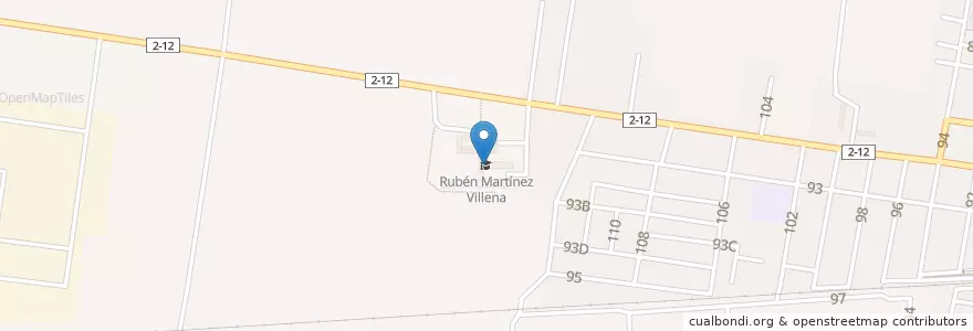 Mapa de ubicacion de Rubén Martínez Villena en كوبا, Artemisa, Alquízar.